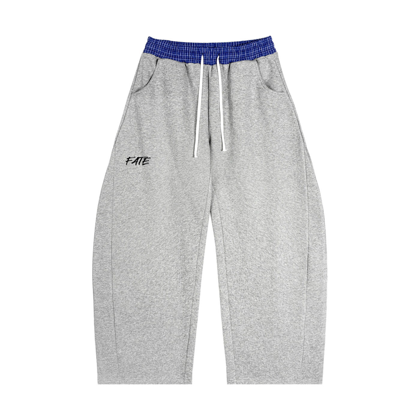 Plaid Barrel Sweatpants