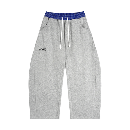 Plaid Barrel Sweatpants