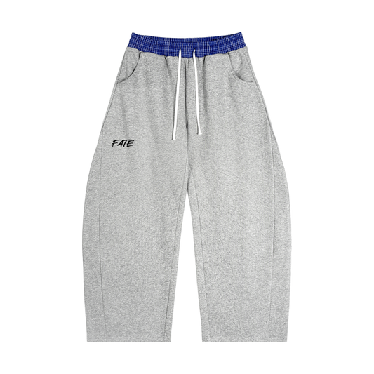 Plaid Barrel Sweatpants