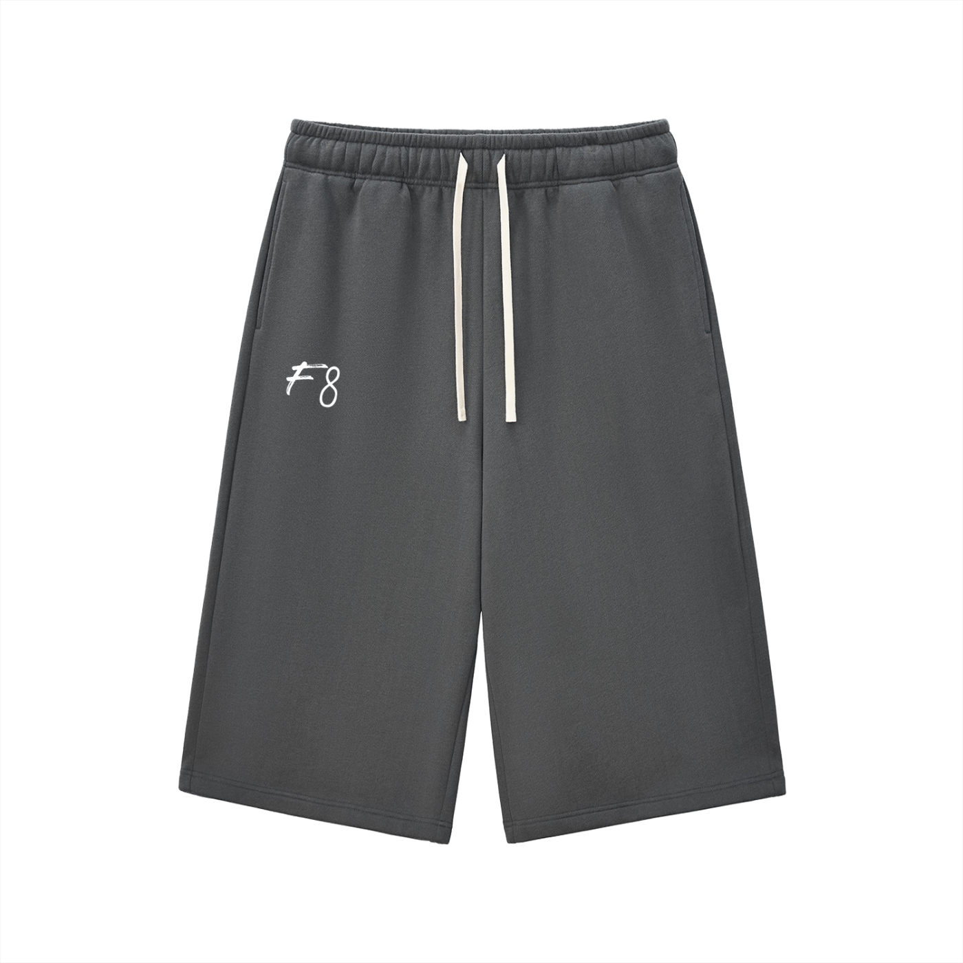 Relaxed Drawstring Three-quarter Sweatpants