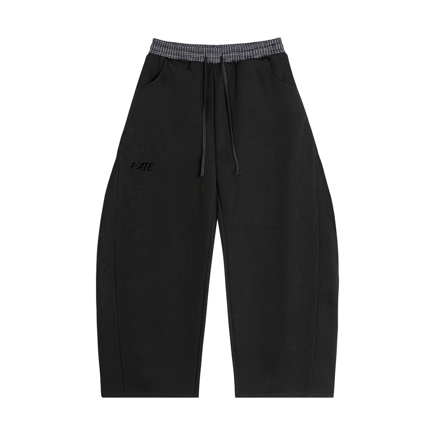 Plaid Barrel Sweatpants