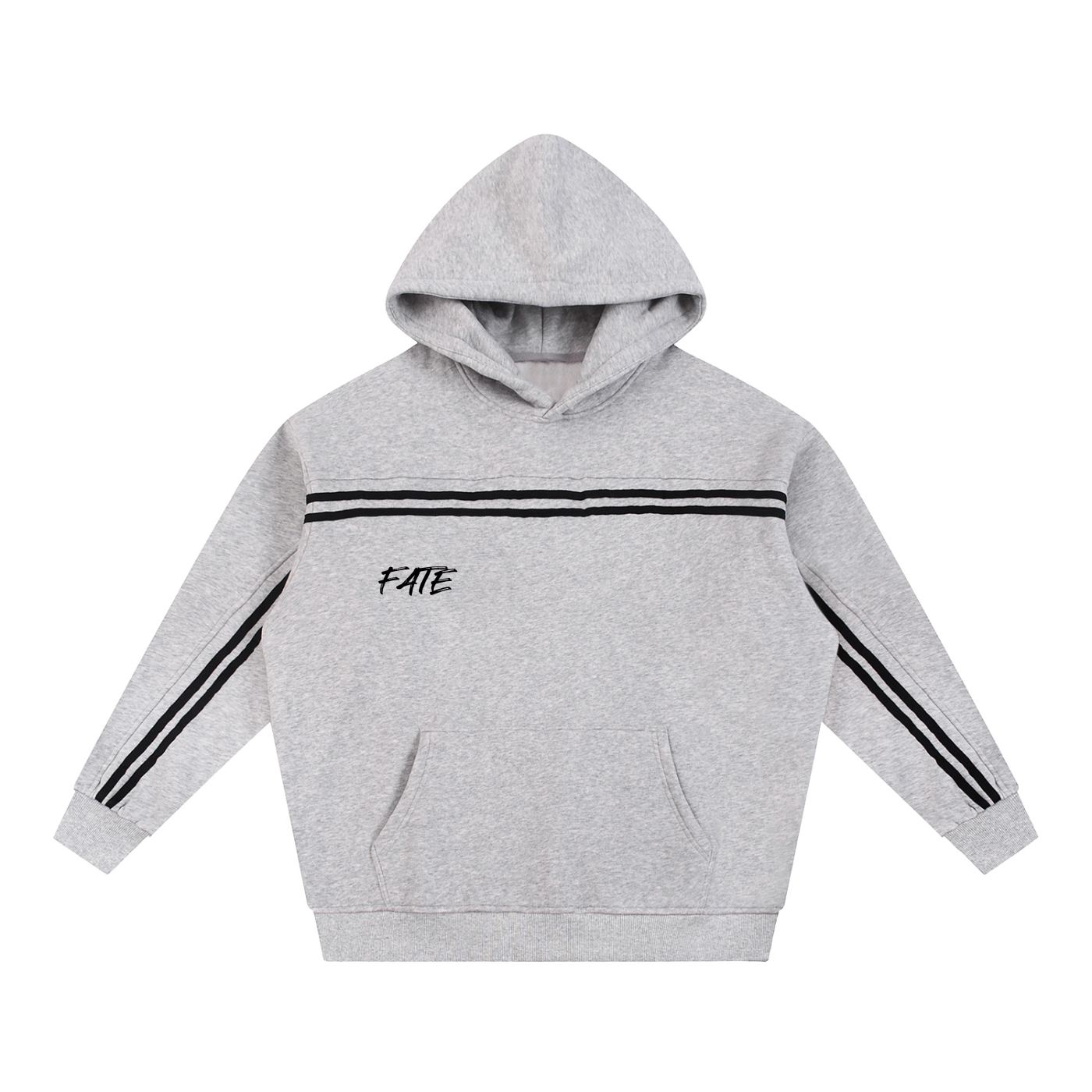 Sun Fade Contrast Tape Fleece Hoodie