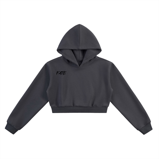 Essential Woman Cropped Hoodie
