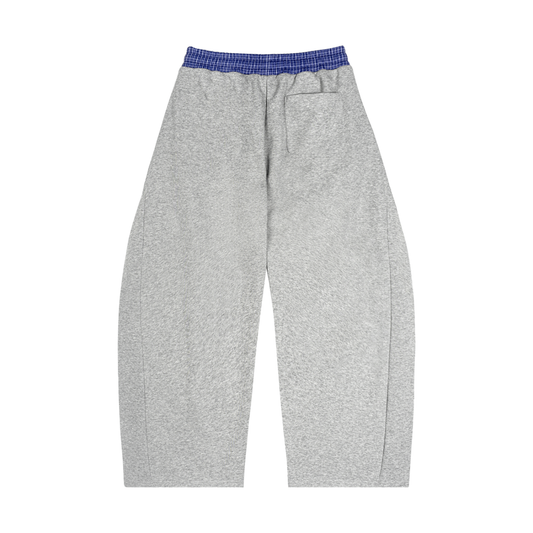 Plaid Barrel Sweatpants